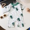 Summer Pure Cotton Baby Romper - Short Sleeve Infant Jumpsuit Onesie