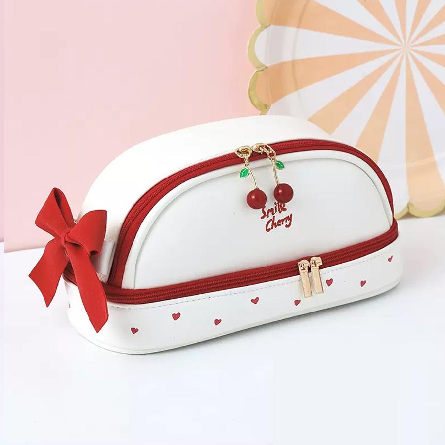 Kawaii Pencil Case Large Capacity Pencil Box Pouch Holder Box Office School Supplies for Kids Pretty Stationery Organizers Gift