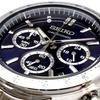 Seiko Second Chronograph Quartz Navy Blue 1/5 Watch, Men's, SBTR011,