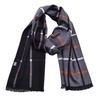 Fashion Men's Scarves Autumn And Winter Double Sided Plaid Thickened British Style Warm Long Neck Scarves 30x180cm