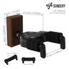 Sondery Guitar Hanger, Wall Mount Stand Hook, Wall Mount Holder for Ukulele and Bass, Auto-Locking, Easily Attaches To Wood Walls, Wood Studs,