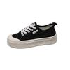 Platform Canvas Shoes Spring New Versatile Height Increase Casual Sports Board Shoes Breathable White Shoes Biscuit Shoes Women