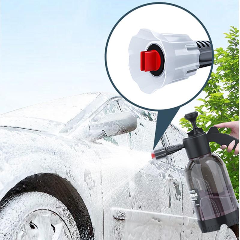 Car Wash Foam Sprayer 2L Hand Pump Pneumatic Foam Car Washing Spray Bottle For Car Home Cleaning Tools