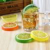 2pcs Artificial Plastic Lemon Slices 1/4 Orange Citrus Fake Fruit Slices Home Tabletop Decoration Advertising Photography Photo Props