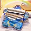 Acrylic Kalimba 17 21 Keys Cute Chromatic Kalimbas Sound Therapy Portable Mini Thumb Piano Children Beginners Practice Musical Keyboard Accessories