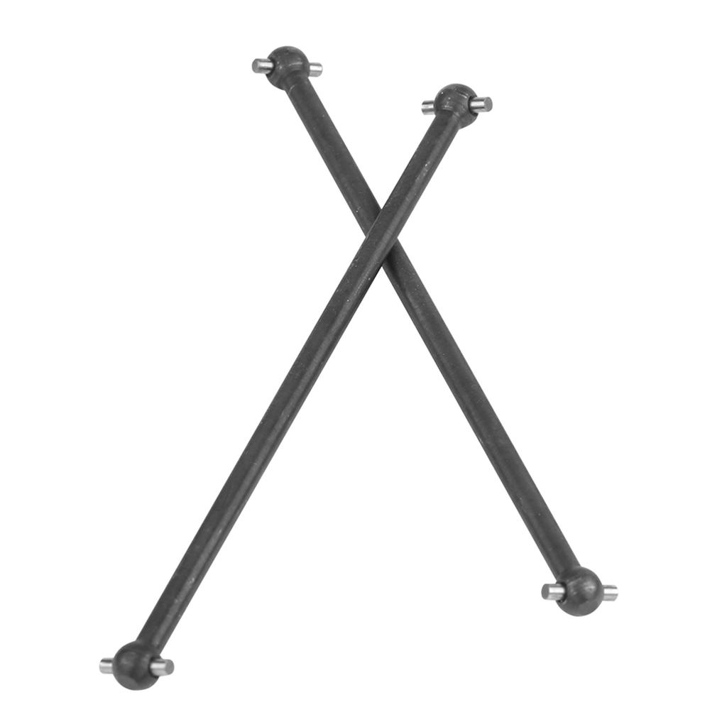 2 Pcs 101mm Metal Dog Bone Drive Shafts for FS 53633 51805 51806 1 10 Scale RC Car (Black)