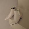 Apricot Black Women Ankle Boots Med Heel Small Big Size 32 48