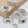 Nickel-Plated Carbon Steel T-Nut Set for European Standard Aluminum Profiles