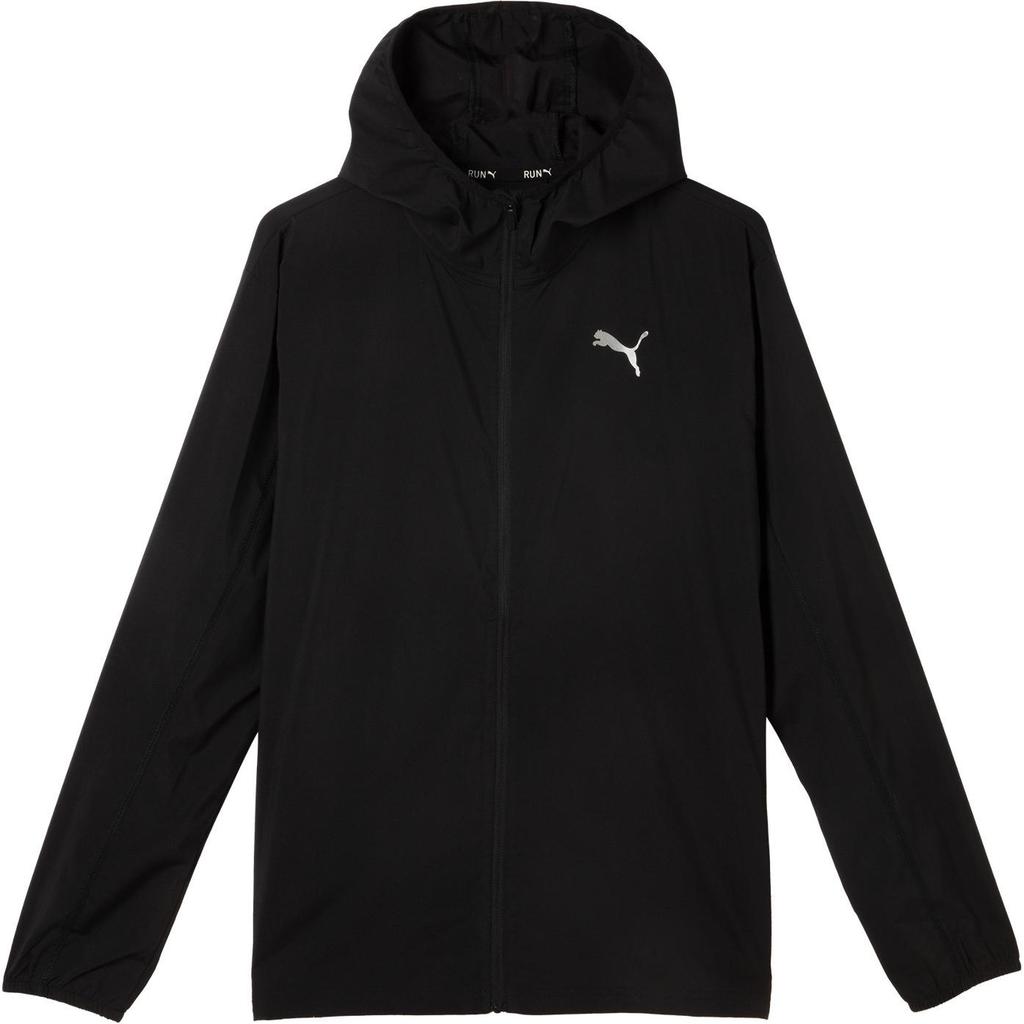Puma Run Plcd Hooded Jacket With Logo Men Jackets Black 52241501