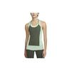 Dri-Fit Luxe Ribbed Breathable Tank Top Women Tops Green DM7005-379
