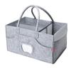 Travel Portable Mommy Bag Multifunctional Diaper Storage Bag Felt Cloth Storage Basket for Baby Suppily Diaper Organizer