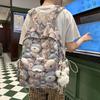 High Value, Fresh, Sweet and Cute Printed Backpack, Lightweight Make-up Class for Junior High School Students, and Large-capacity Backpack.