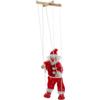 Totority String Christmas Puppet Marionette Puppets Clown Toys Santa Toy Marionette Puppet Doll Christmas Vintage Toy Santa Puppet Toys