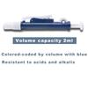 ONiLAB Pipette Pumps,Scientific Pipette Pump 2ml, Blue, for Disposable Plastic and Glass Pipettes