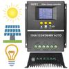 100A MPPT Solar Charging Controller LCD Display Auto Solar Charge Solar Panel Regulator 12V 24V 36V 48V Adaptive MPPT Controller