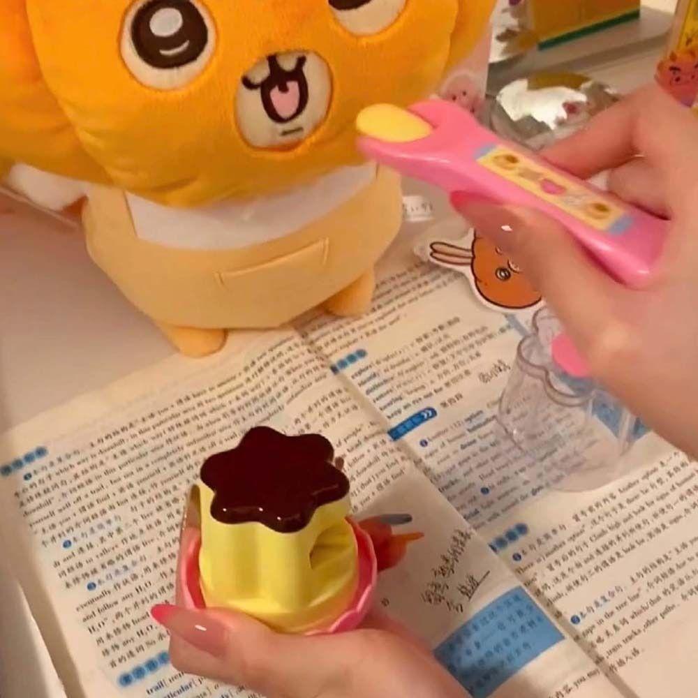 Food Feeding Strawberry Pudding Toy Role Play Play House Toys Pudding Feeding Toy Kids Gift