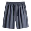Plus Size Ice Silk Sports Shorts for Men's Summer Thin Quick Drying Pants, Light Business Casual Pant for Men