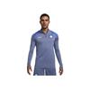 Nike Inter Milan Dri-FIT Slim Fit Moisture-Wicking Quarter-Zip Long Sleeve Retro Football Shirt Men Tops Blue FN9836-492