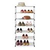 7-Tier Metal Shoe Rack Organizer 14-Pair Storage Solution Durable Freestanding Closet Organizer Easy Assembly Home Accessories