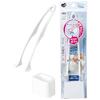 Mameita Cleaning Toilet Tongs, 6cm Wide X 3cm Deep X 22cm Long, White, Fits Sheets and Paper, Compact, Includes Storage Case, TS-311