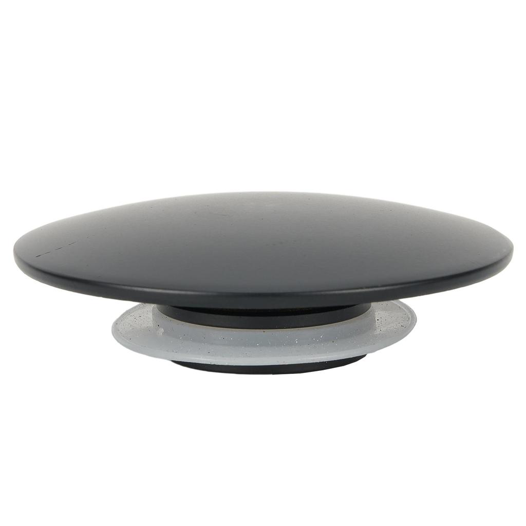 Matte Black Basin Waste Pop-Up Bathroom Sink Push Button Click Clack Plug 66mm