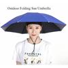 1pc/ 2pcs Drooping Fishing Hat Umbrella,  Adult Hat Umbrella, Head-wearing Umbrella Men and Women Outdoor Folding Sun Umbrella
