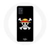 Case for Samsung Galaxy A51 5G One Piece Manga Skull Black Background