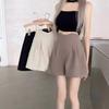 Women's Spring 2024 Casual High-Waist Slim Loose Wide-Leg Shorts