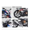 1/12 BMW S1000RR Motorcycle Toy RMZ City Diecast Metal Racing Model Super Sport Miniature Collection Gift For Boy Children