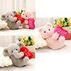 Pig Steal Heart Elephant Plush Toy Animal Stuffed Doll Cartoon Decoration Gift