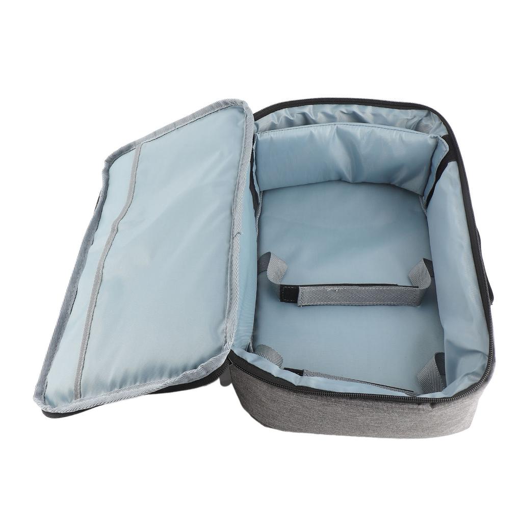 Projector Bag 13.6x7.9x4in Heavy Duty Nylon Portable Projector Carrying Case with Sturdy Handle for