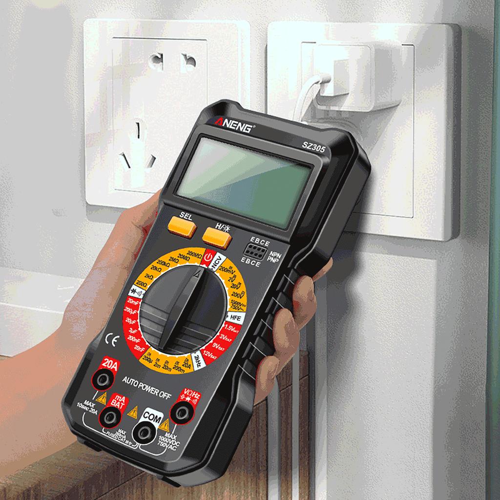 ANENG SZ305 Multimeter Capacitor Testers Professional 1999 Counts Smart Voltmeter Ohm Meter Fast