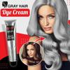 Hair Dye Color Unisex DIY Fashion Gray Silver Color Super Gray Hair Cream 100ml