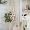 For Indoor Living Room Balcony Macrame Plant Hangers Handmade Hanging Basket