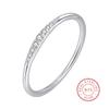 Fashion Claw Round Geometric Couple Ring for Women Sterling Silver S925 Valentine's Day Gift Jewelry 925 Sterling Silver Rings for Women Simple Ring