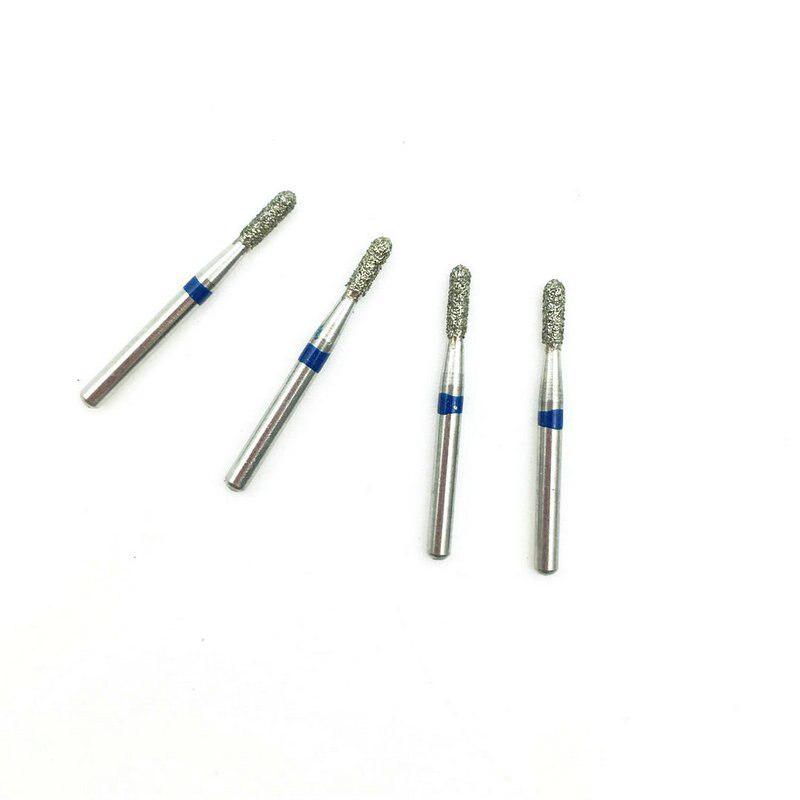 10pcs/Box Dental High Speed Bur Drill Diamond Polishing Tooth Polisher for Dentla Laboratory SR-42