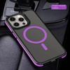 Luxury Matte Translucent Armor Case For iPhone 16 15 14 13 12 11 Pro Max Plus Magsafe Magnetic Wireless Charging Shockproof Cover