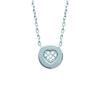[L1164] - Silver Necklace 'Love' Silver White (rhodium-plated) - 10 Mm