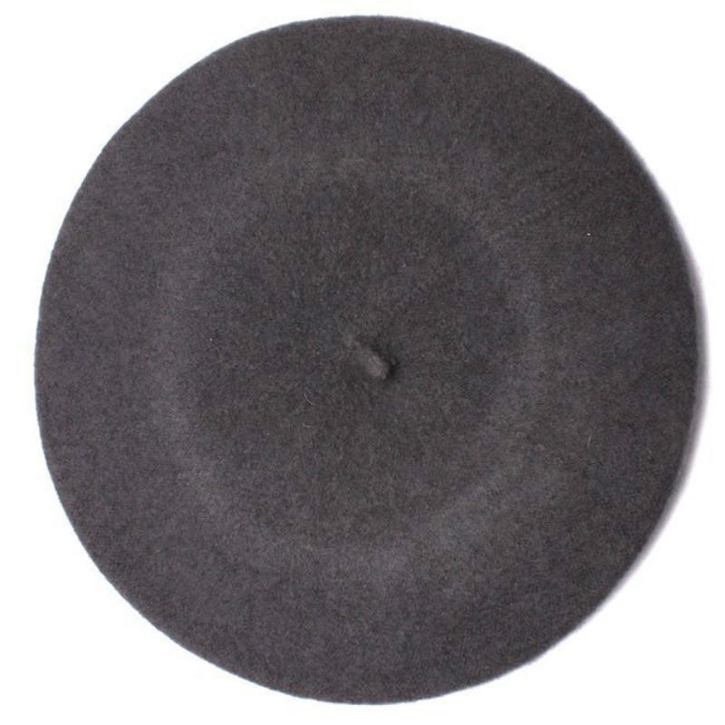 Fashion Warm Wool Blend Winter Women Girl Beret French Artist Beanie Hat Solid Color Casual Ski Cap