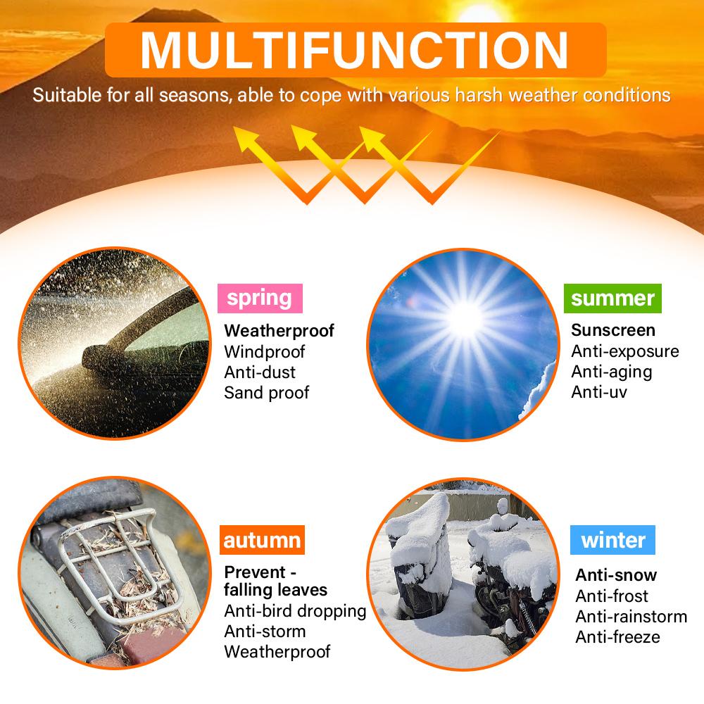 Motorcycle Cover Waterproof All Season Dustproof UV Protective With Lock For Motorbike Funda Outdoor Indoor Motocross Rain Cover