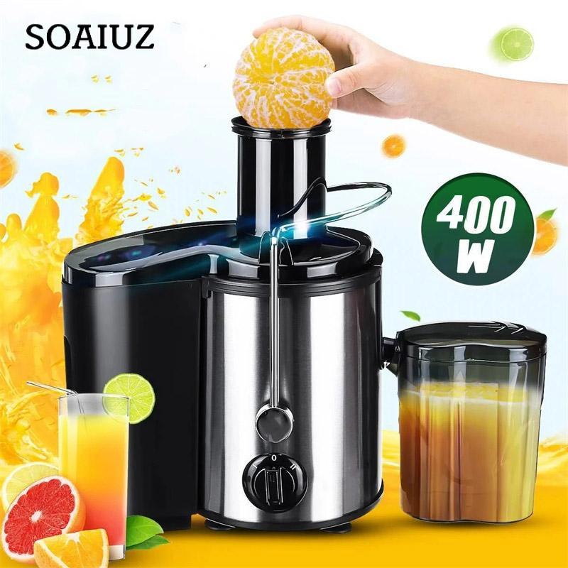 400W Electric Juicer Machine Juicer Wide Chute for Whole Fruit Juicer Extractor Juicy Vegetables Fruit Mixer Blender with Bottle
