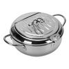 304 Stainless Steel Deep Fryer Pot Temperature Control Multifunctional Oil Saving Thickened with