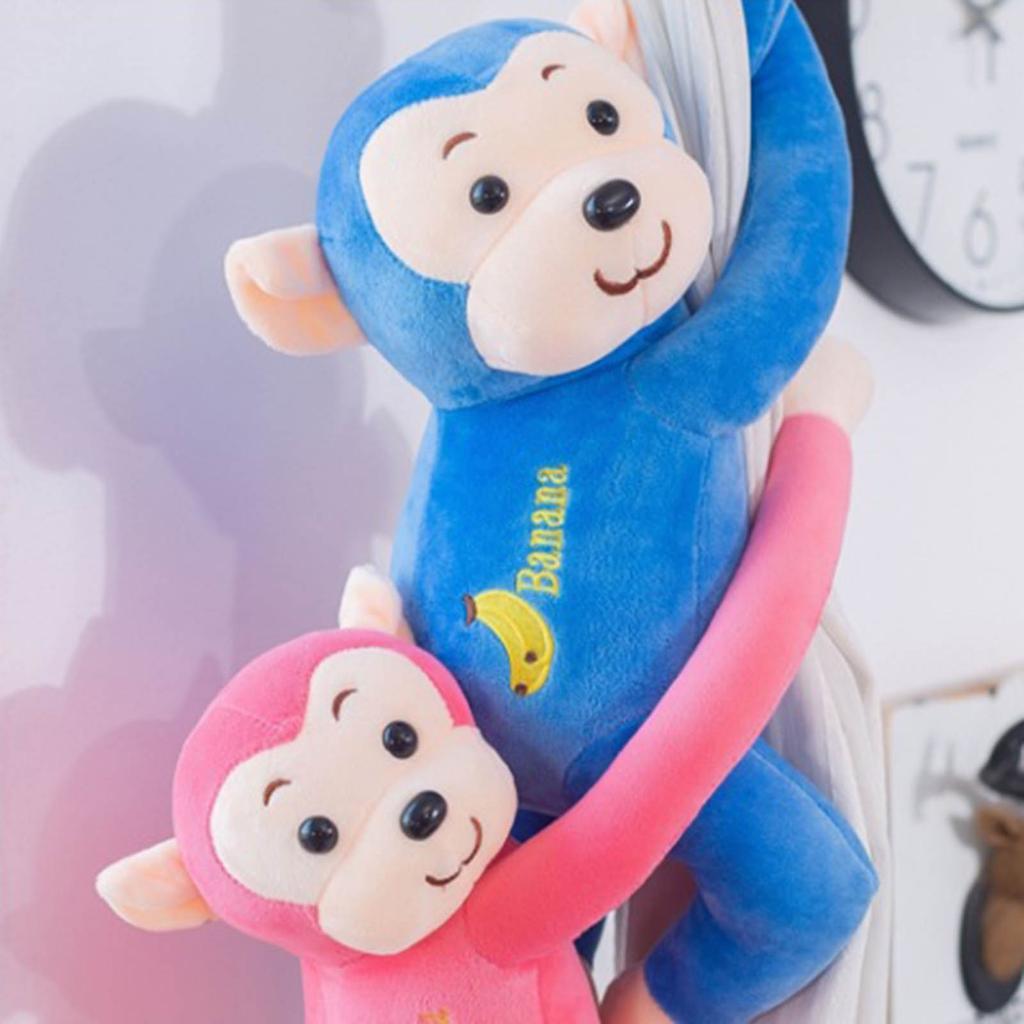 Novelty Kids Long-Armed Monkey Shaped Long Arm Tail Soft Plush Toy Curtain Pendant Home Decor Birthday Gift Children Toy