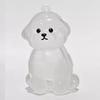 Cartoon Dog Shape Dog Hair Storage Box Hair Grooming Transparent Pet Hair Keychain Diy Handmade Acrylic Puppy Pendants Backpack