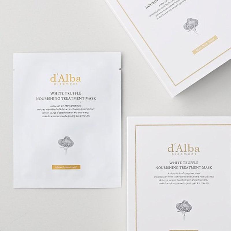 [Dalba] White Truffle Nourishing Treatment Mask Pack (10 Sheets Total) (5 Sheets X 2 Boxes)