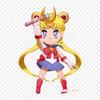 Sailor Moon Chibi Chibiusa Iron On Patches For Clothing Applique Stickers On Clothes Heat-Sensitive Custom Patch