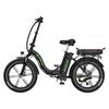 KOOLUX BK6S PRO Folding Electric Bike With Seat 48V23AH Battery 500W Motor 20*4.0 Fat Tires e-Bike Adult City Outdoor Electric Bicycle
