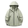 Cozy Up Mens Rain Jacket Waterproof with Hooded Hiking Coat Lightweight Windbreaker