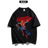 MINISO Marvels Spidermans Women Men T Shirt Fashion Printed Summer Clothes Marvels Anime Cartoon Tee Shirt Short Sleeve Tops#Color(4)