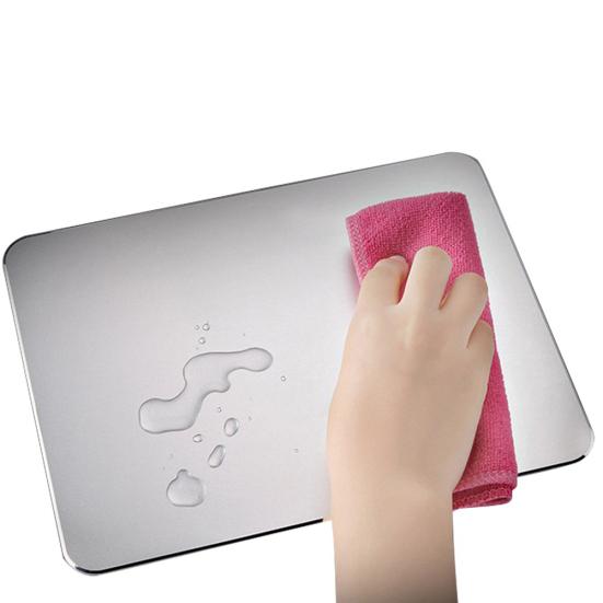 Slim Sleek Anti-Slip Aluminum Alloy Computer Gaming Mouse Pad Mat Mice Mousepad